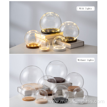 Hanging Transparent Glass Ball Ornaments